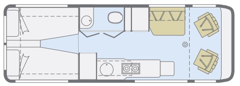 2018 WINNEBAGO ERA 70A, , floor-plans-day image number 0